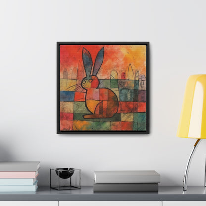 Rabbit 39, Gallery Canvas Wraps, Square Frame