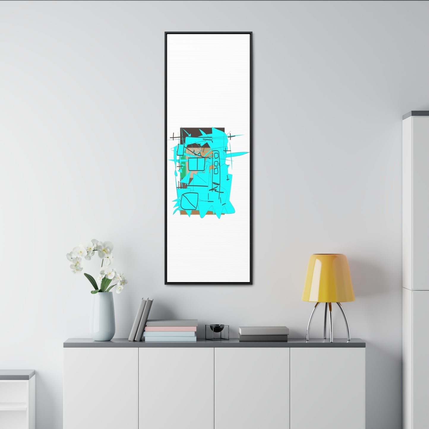 Naive City, Gallery Canvas Wraps, Vertical Frame