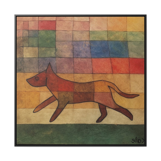 V Dog 4, Gallery Canvas Wraps, Square Frame
