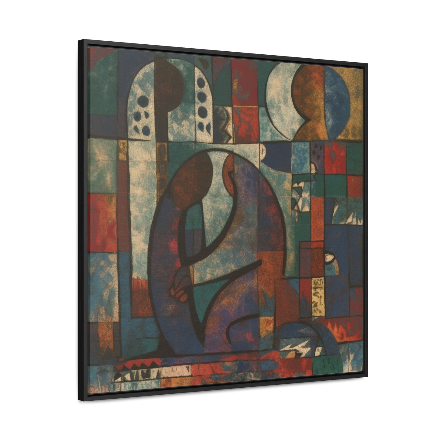 Sad Man 11, Valentinii, Gallery Canvas Wraps, Square Frame