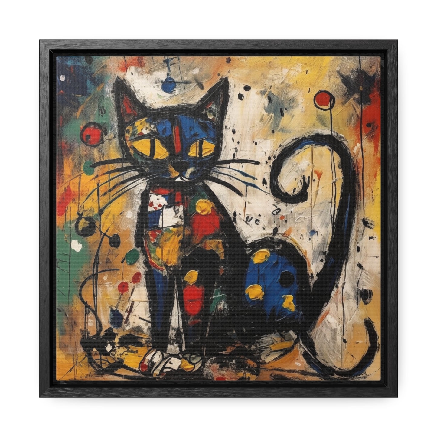 Cat 76, Gallery Canvas Wraps, Square Frame