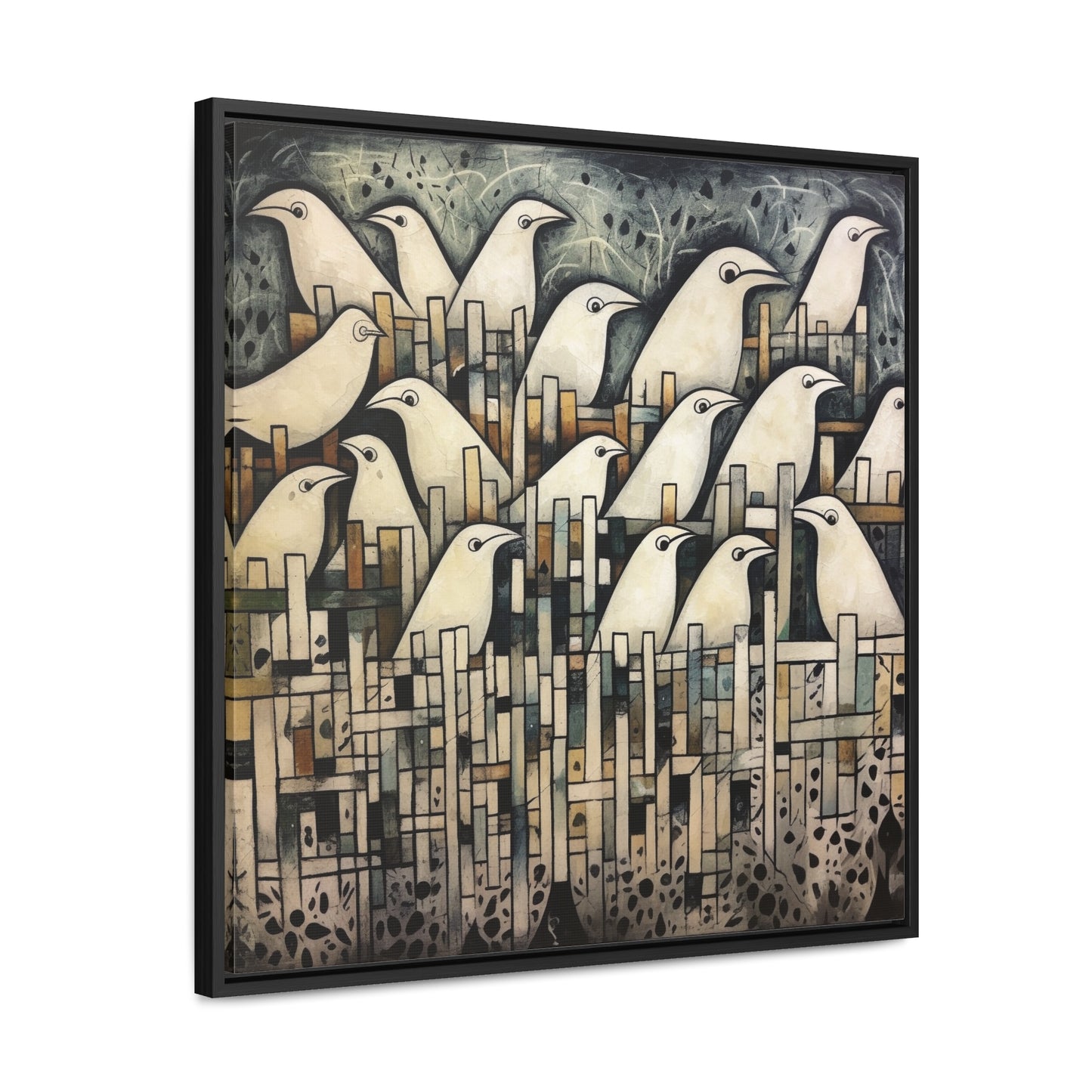 Bird 37, Gallery Canvas Wraps, Square Frame