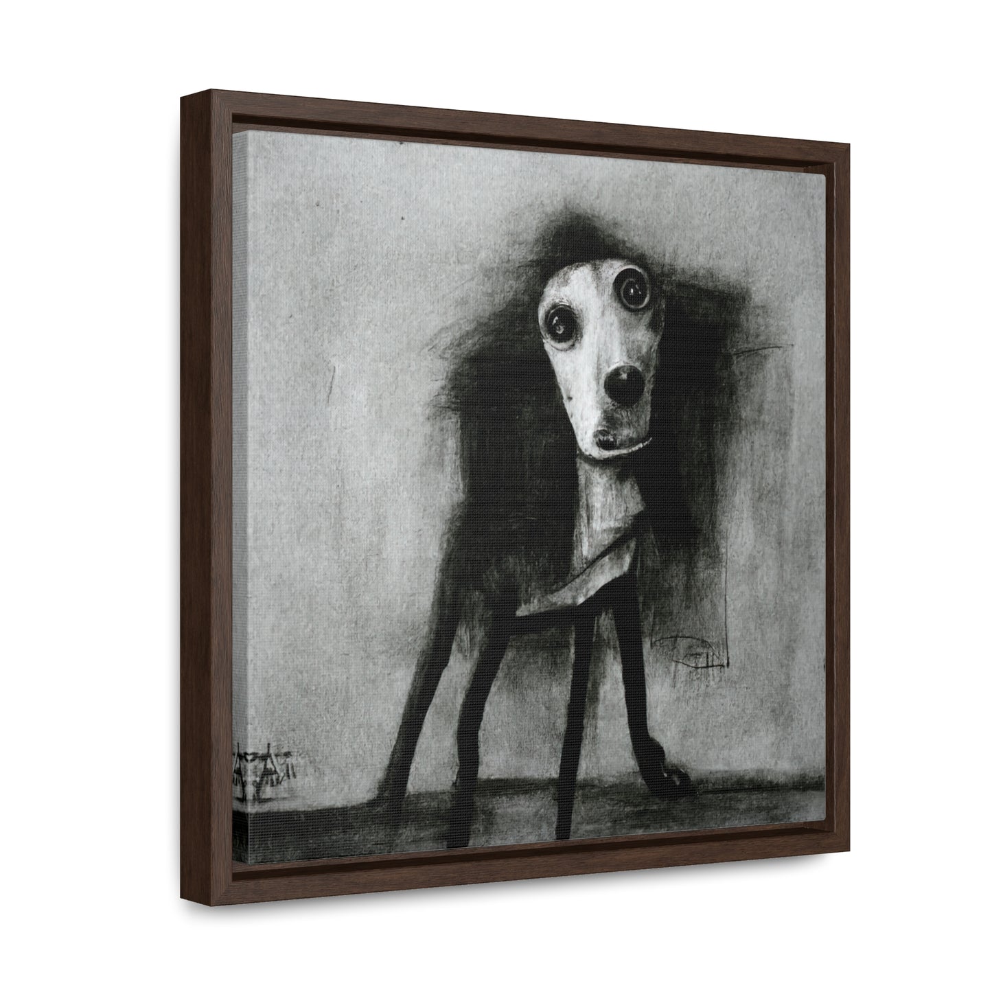 Dogs and Puppies 13, Valentinii, Gallery Canvas Wraps, Square Frame