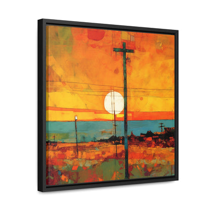 Land of the Sun 64, Valentinii, Gallery Canvas Wraps, Square Frame