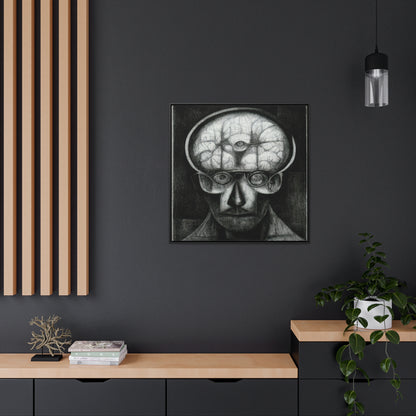 Brain 52, Valentinii, Gallery Canvas Wraps, Square Frame