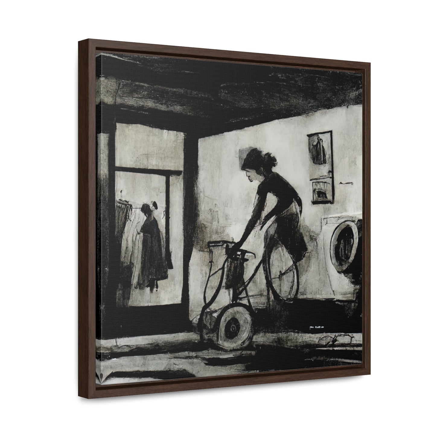 Domestic Memories 21, Valentinii, Gallery Canvas Wraps, Square Frame