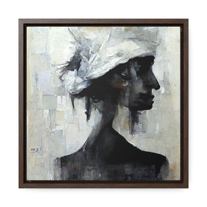 Forgotten face 4, Valentinii, Gallery Canvas Wraps, Square Frame