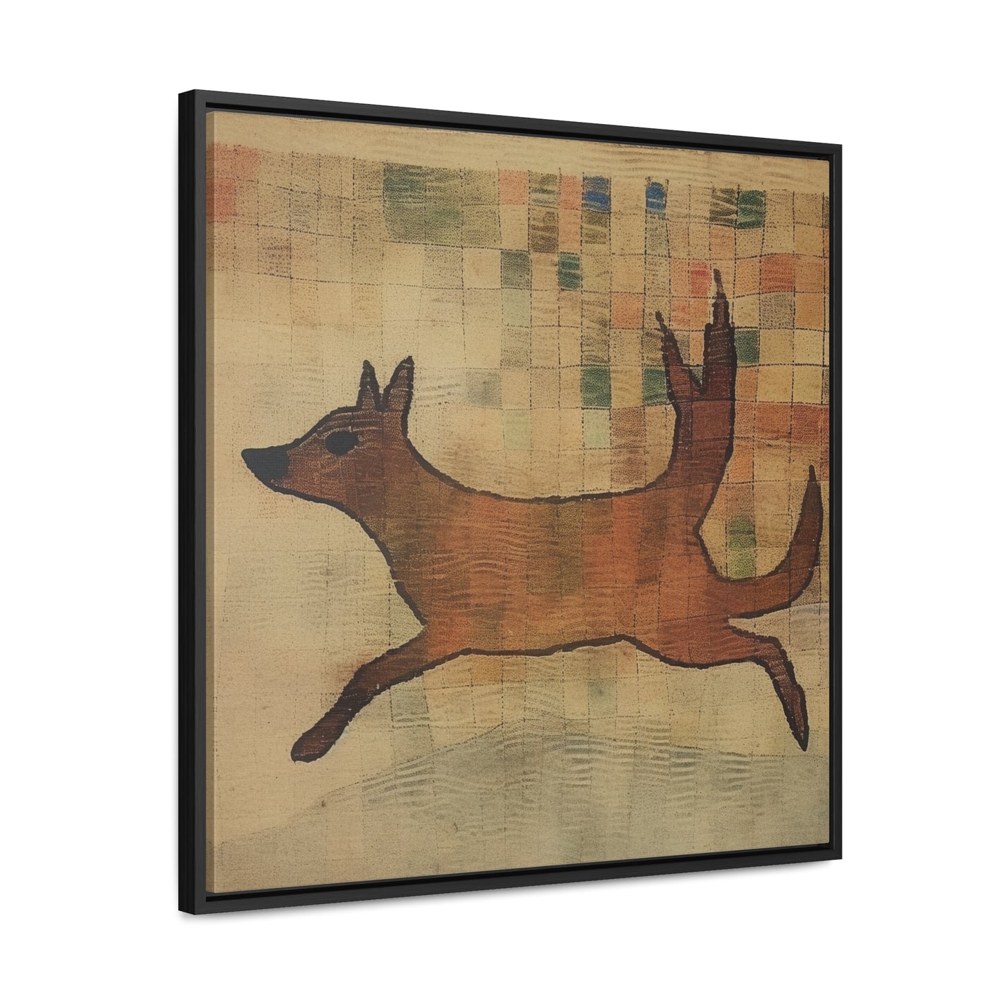 V Dog 5, Gallery Canvas Wraps, Square Frame