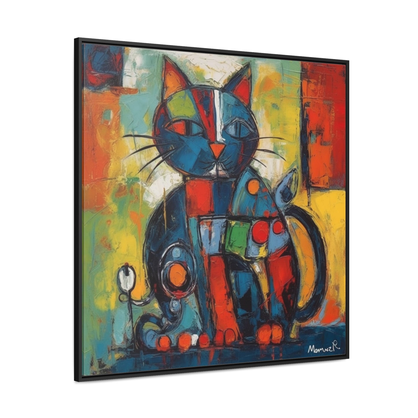 Cat 70, Gallery Canvas Wraps, Square Frame