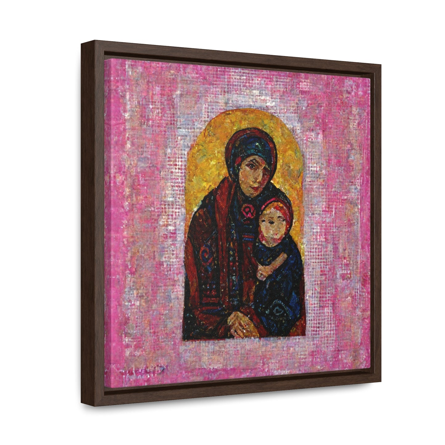 Mary and the Child 10, Valentinii, Gallery Canvas Wraps, Square Frame