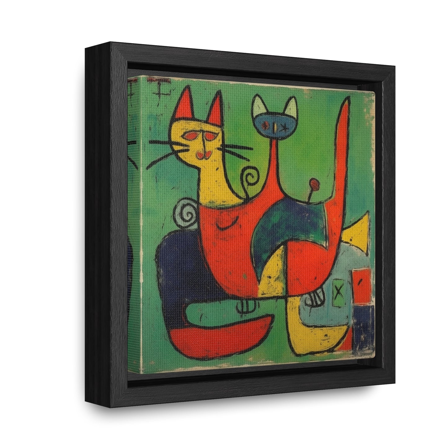 Cat 143, Gallery Canvas Wraps, Square Frame