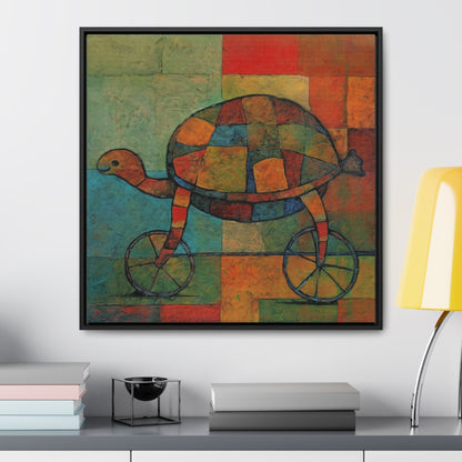 Turtle 19, Gallery Canvas Wraps, Square Frame