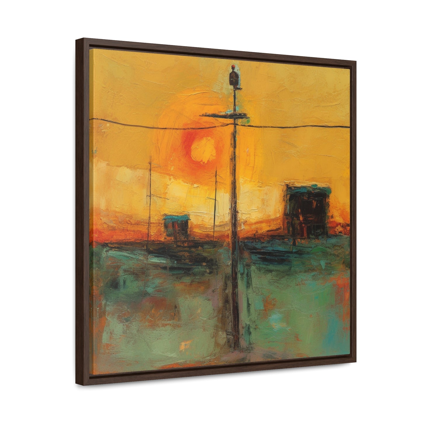 Land of the Sun 55, Valentinii, Gallery Canvas Wraps, Square Frame