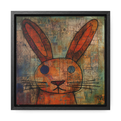 Rabbit 14, Gallery Canvas Wraps, Square Frame