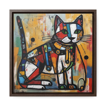 Cat 93, Gallery Canvas Wraps, Square Frame