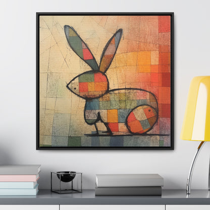 Rabbit 37, Gallery Canvas Wraps, Square Frame