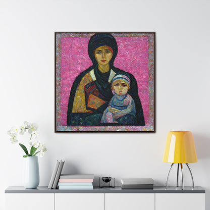 Mary and the Child 12, Valentinii, Gallery Canvas Wraps, Square Frame