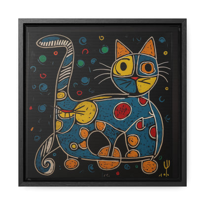 Cat 119, Gallery Canvas Wraps, Square Frame