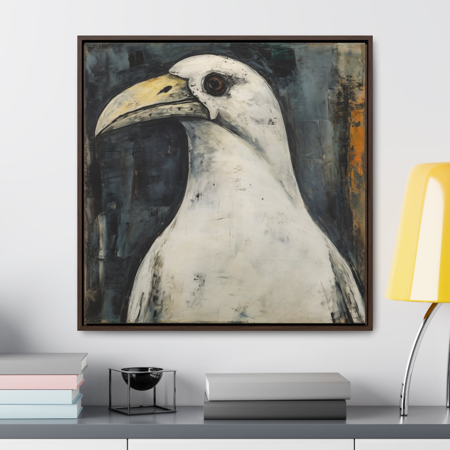 Bird 5, Gallery Canvas Wraps, Square Frame