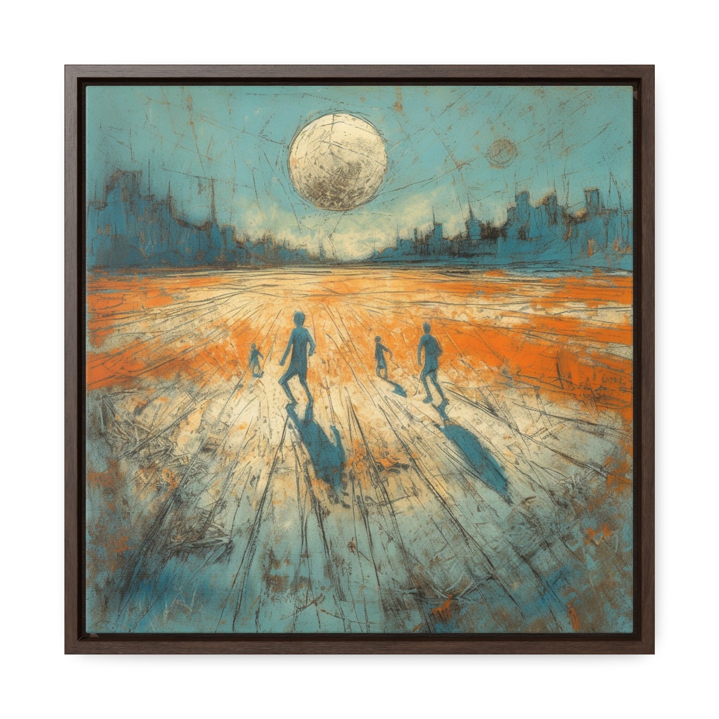 Childhood 18, Gallery Canvas Wraps, Square Frame