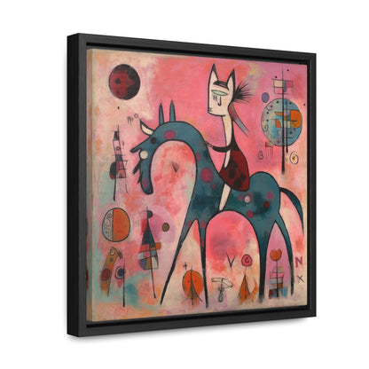 The Dreams of the Child 55, Gallery Canvas Wraps, Square Frame