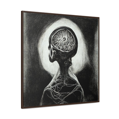 Brain 5, Valentinii, Gallery Canvas Wraps, Square Frame