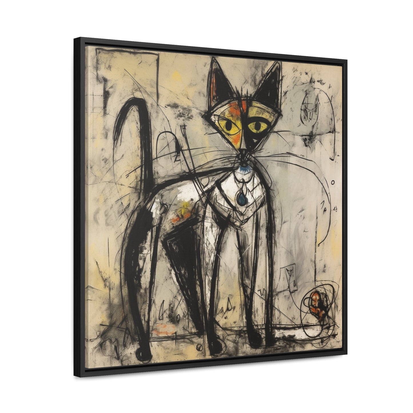 Cat 51, Gallery Canvas Wraps, Square Frame