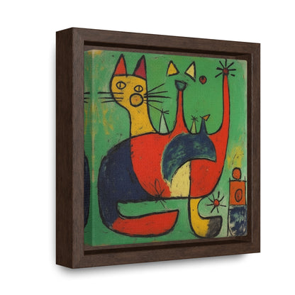 Cat 133, Gallery Canvas Wraps, Square Frame