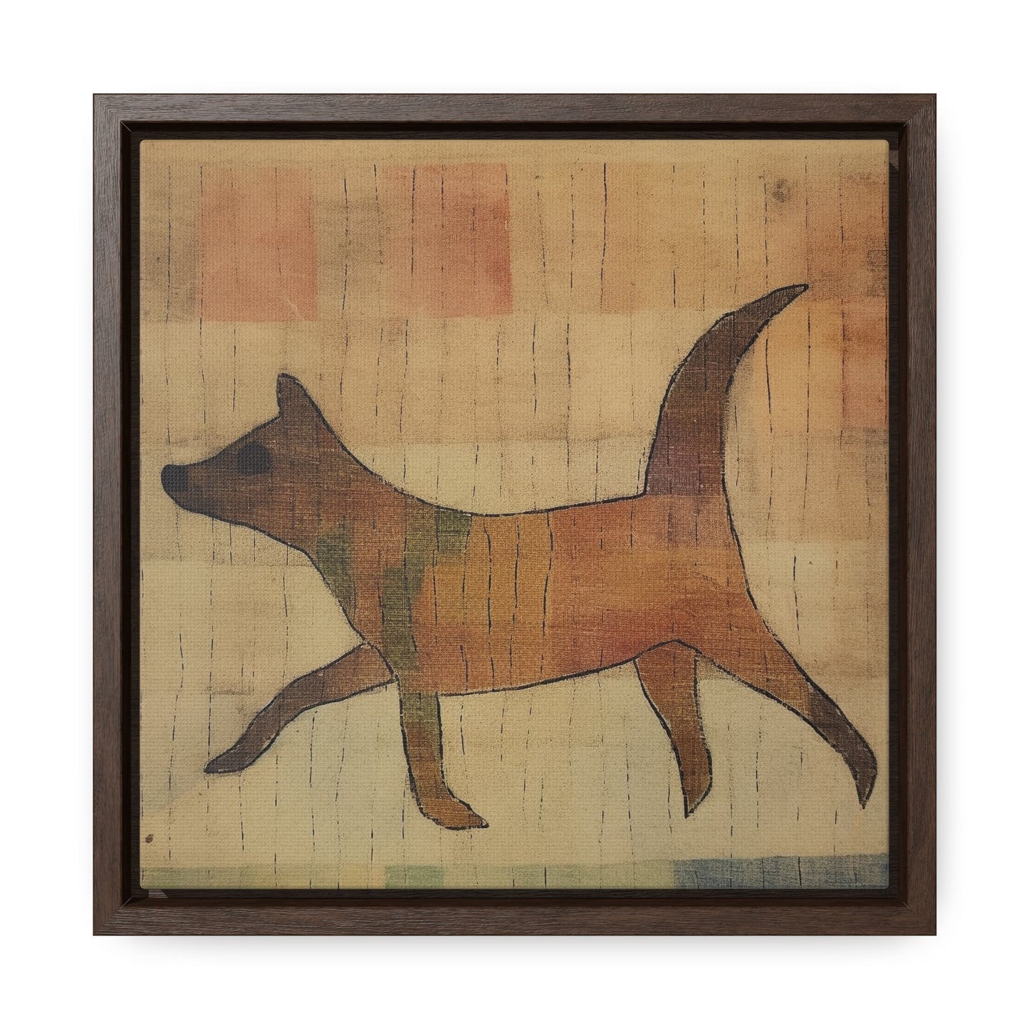 V Dog 6, Gallery Canvas Wraps, Square Frame