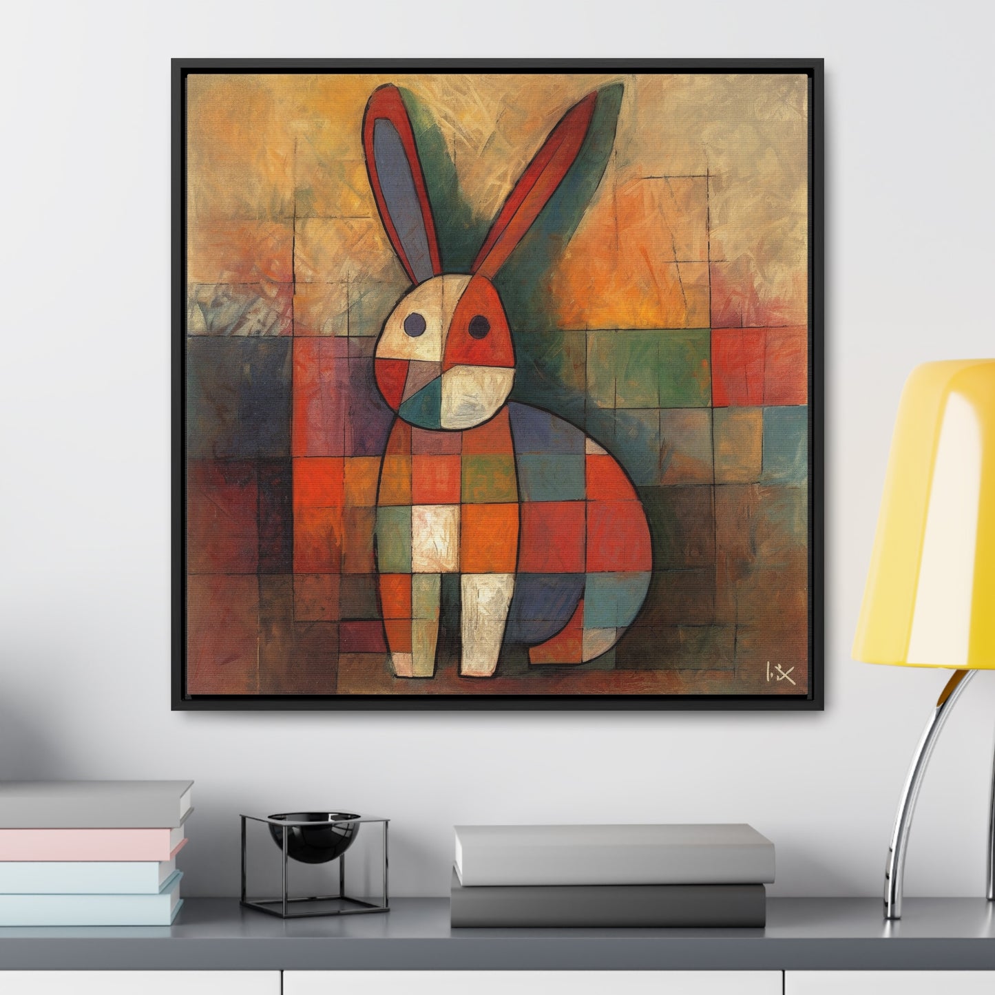 Rabbit 17, Gallery Canvas Wraps, Square Frame