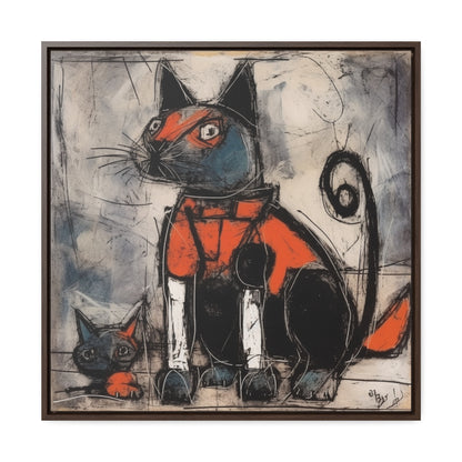 Cat 36, Gallery Canvas Wraps, Square Frame