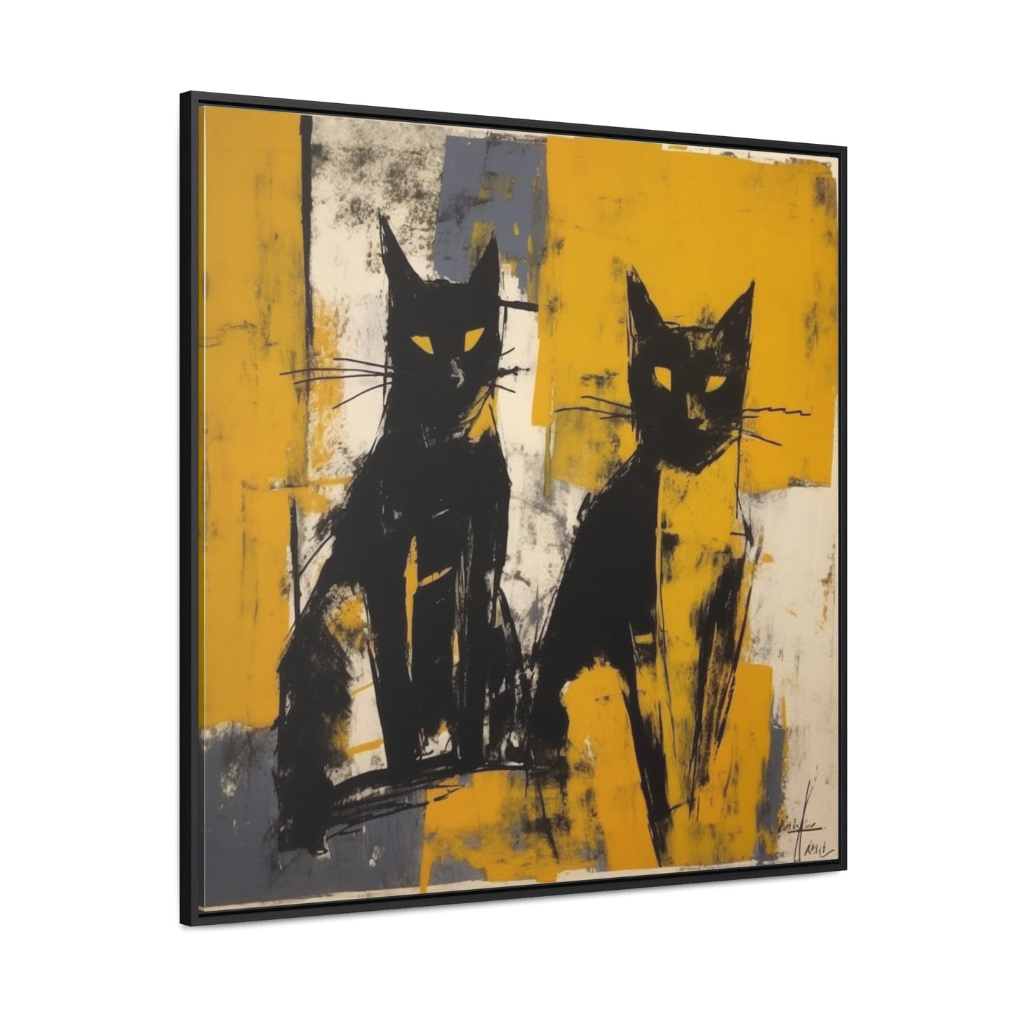 Cat 14, Gallery Canvas Wraps, Square Frame