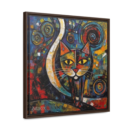 Cat 119, Gallery Canvas Wraps, Square Frame