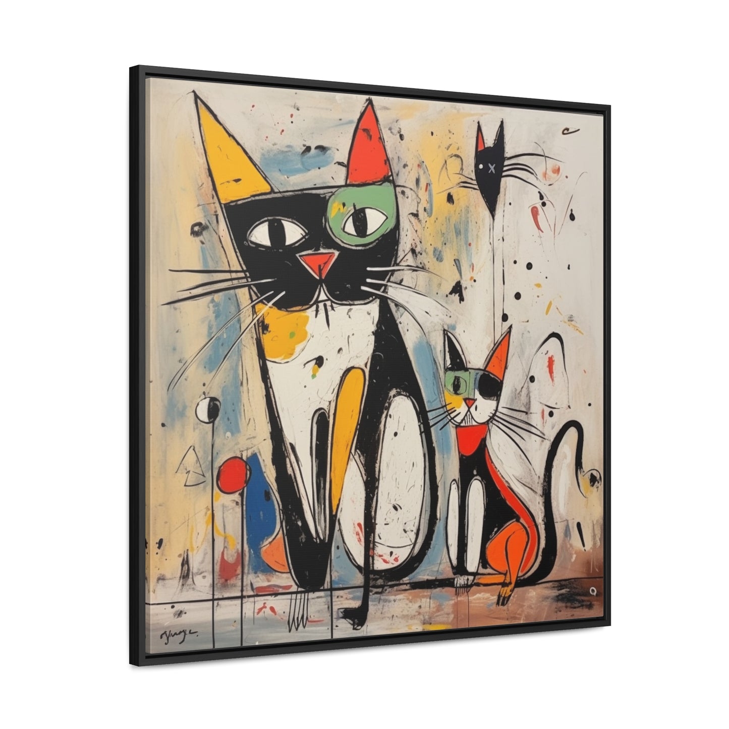 Cat 41, Gallery Canvas Wraps, Square Frame