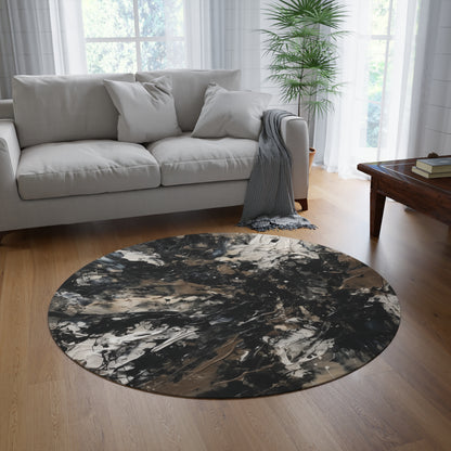 Pollock Y,  Round Rug