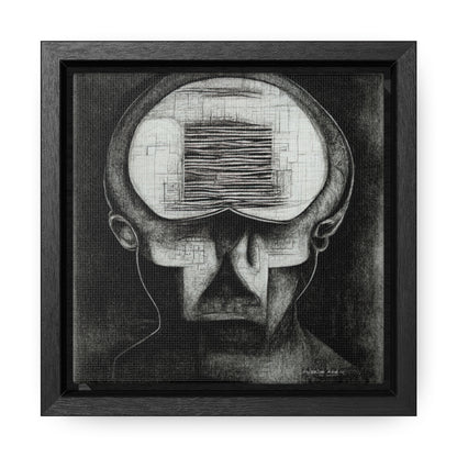 Brain 58, Valentinii, Gallery Canvas Wraps, Square Frame