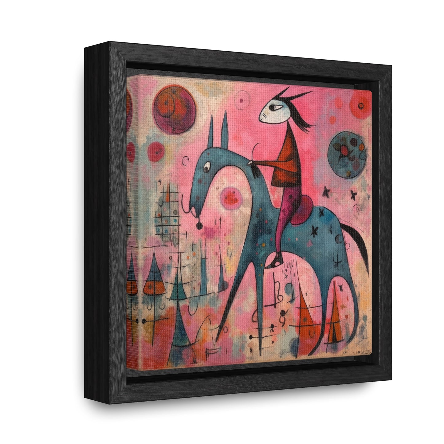 The Dreams of the Child 53, Gallery Canvas Wraps, Square Frame