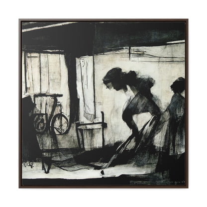 Domestic Memories 17, Valentinii, Gallery Canvas Wraps, Square Frame