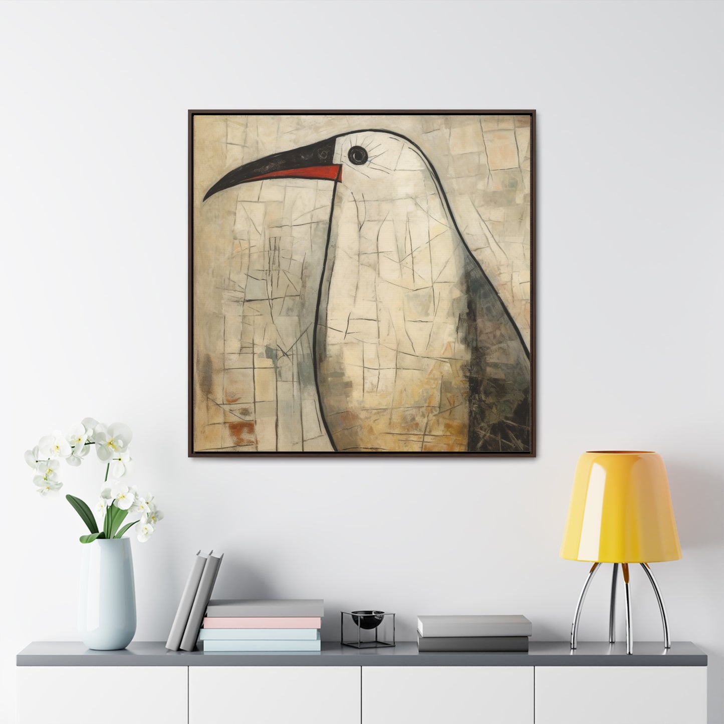 Bird 10, Gallery Canvas Wraps, Square Frame