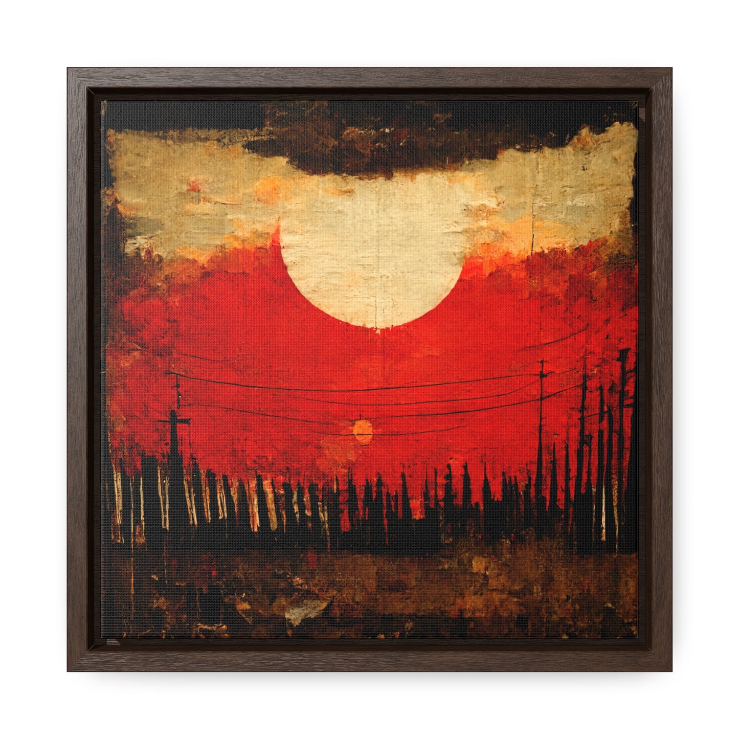 Land of the Sun 16, Valentinii, Gallery Canvas Wraps, Square Frame