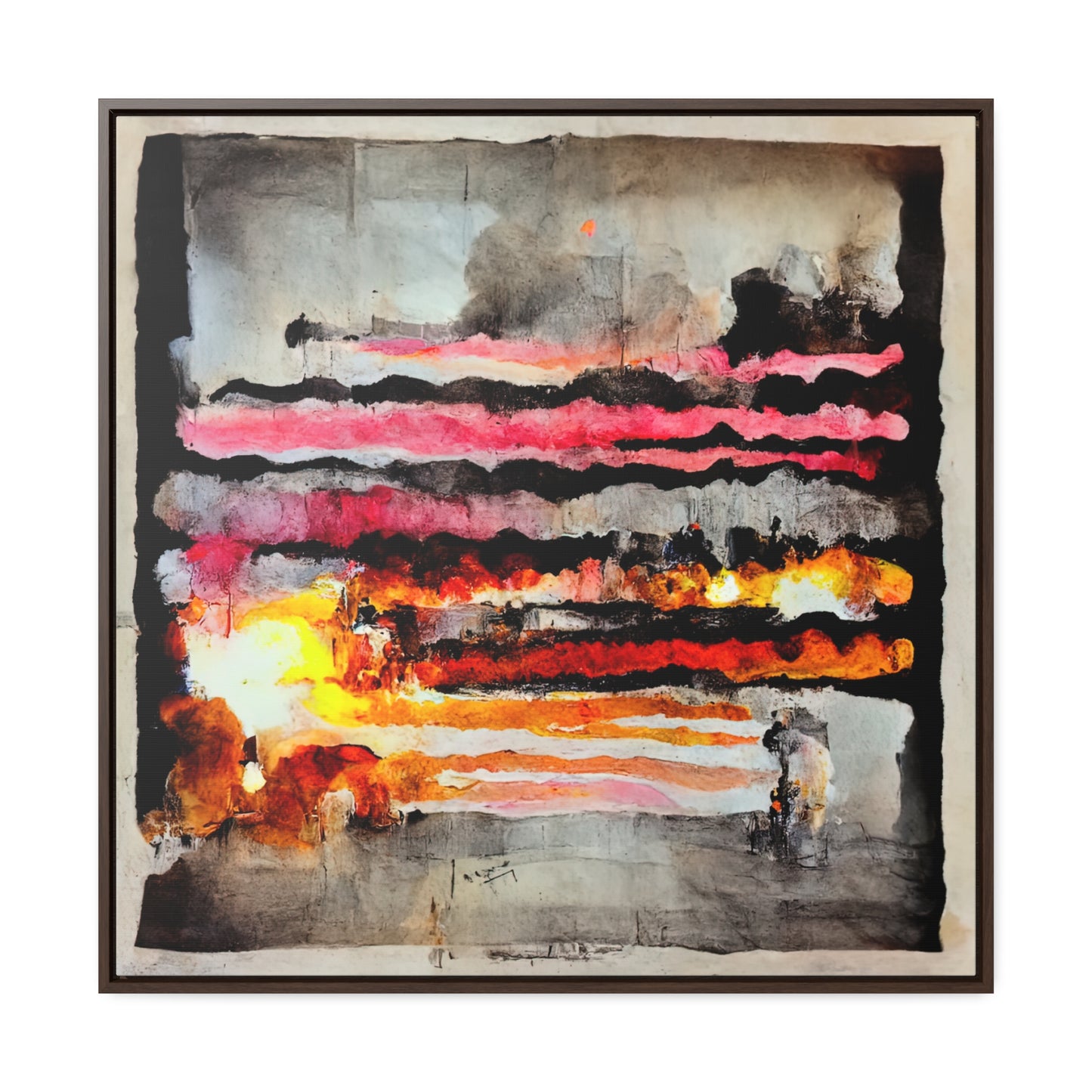 Land of the Sun 8, Valentinii, Gallery Canvas Wraps, Square Frame