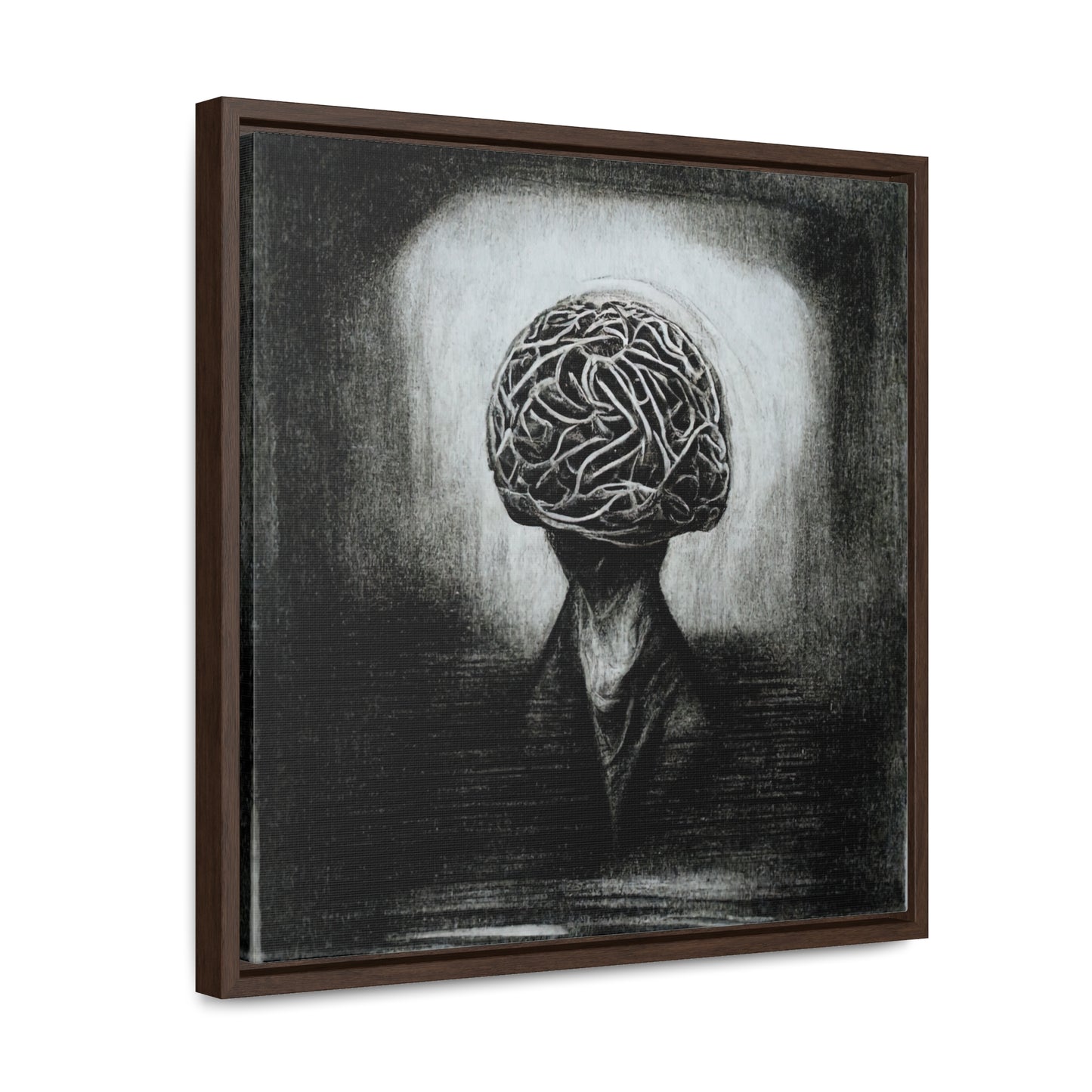 Brain 7, Valentinii, Gallery Canvas Wraps, Square Frame