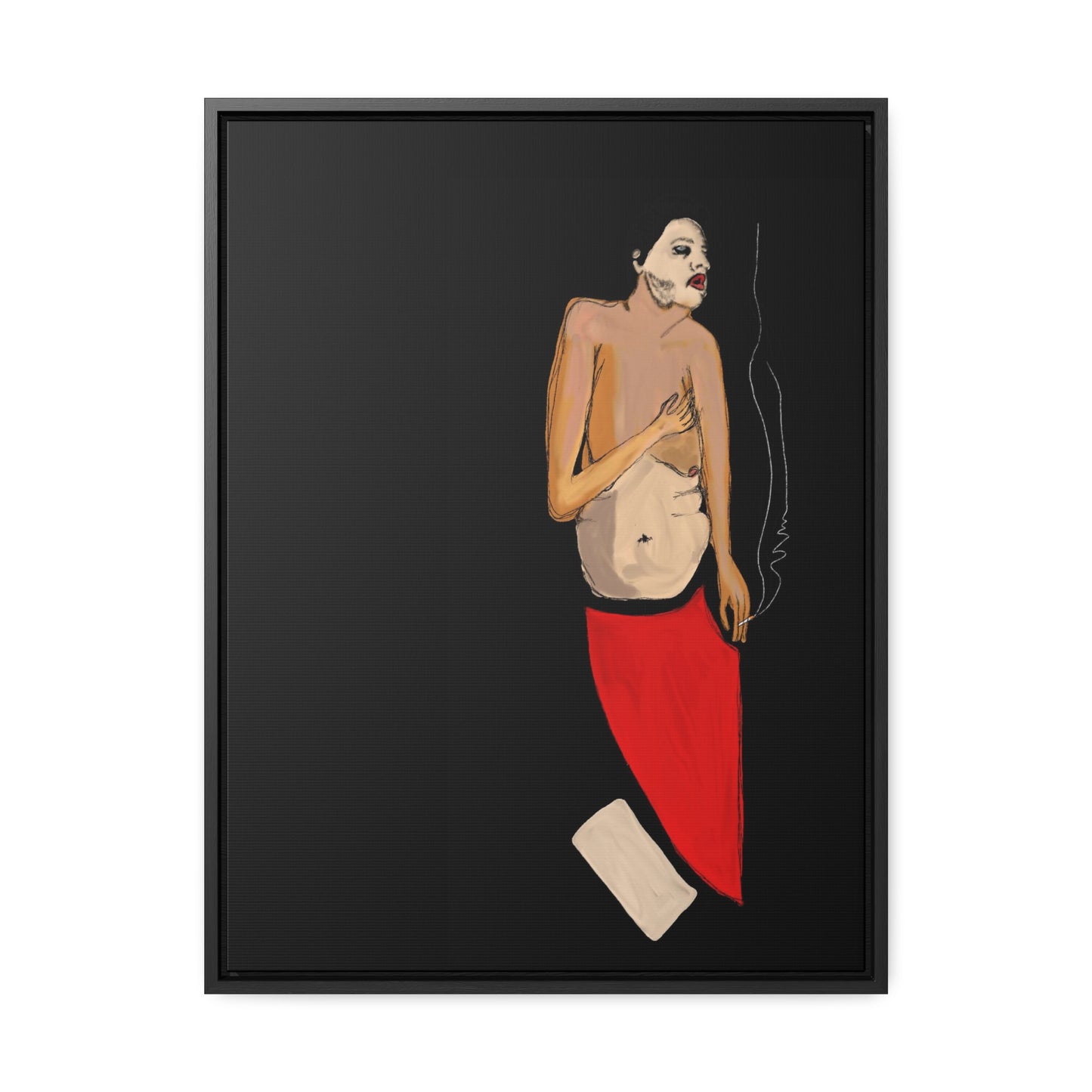 A Depressive Aladdin, Original Eduard Pavel, Gallery Canvas Wraps, Vertical Frame