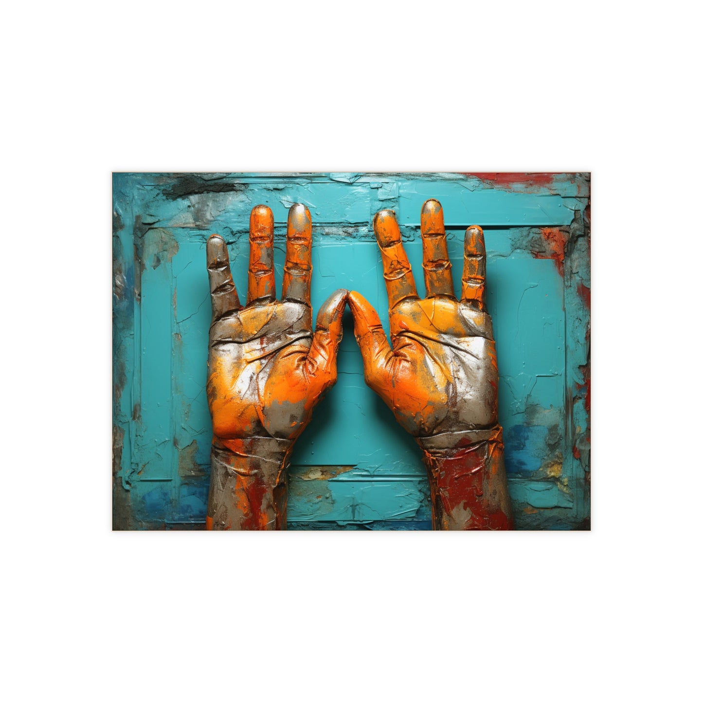 Hands 52, Ceramic Photo Tile