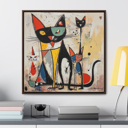 Cat 63, Gallery Canvas Wraps, Square Frame