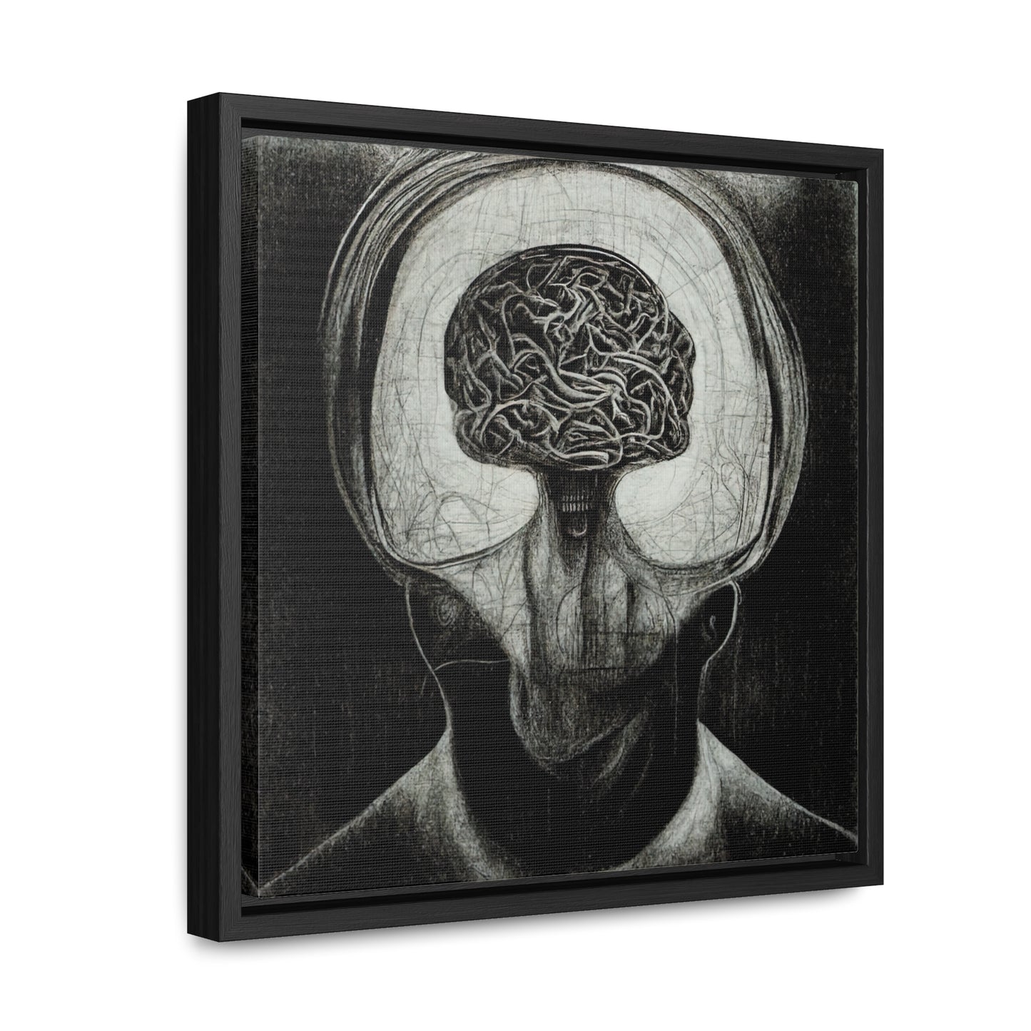 Brain 47, Valentinii, Gallery Canvas Wraps, Square Frame