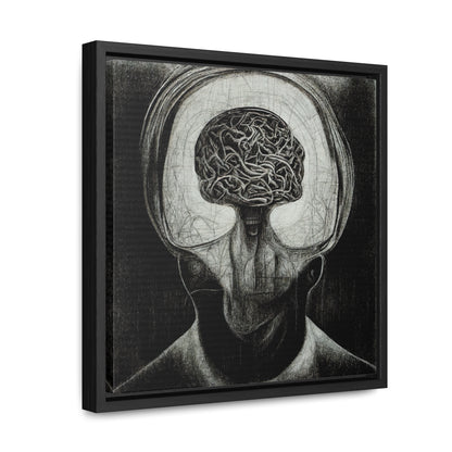 Brain 47, Valentinii, Gallery Canvas Wraps, Square Frame