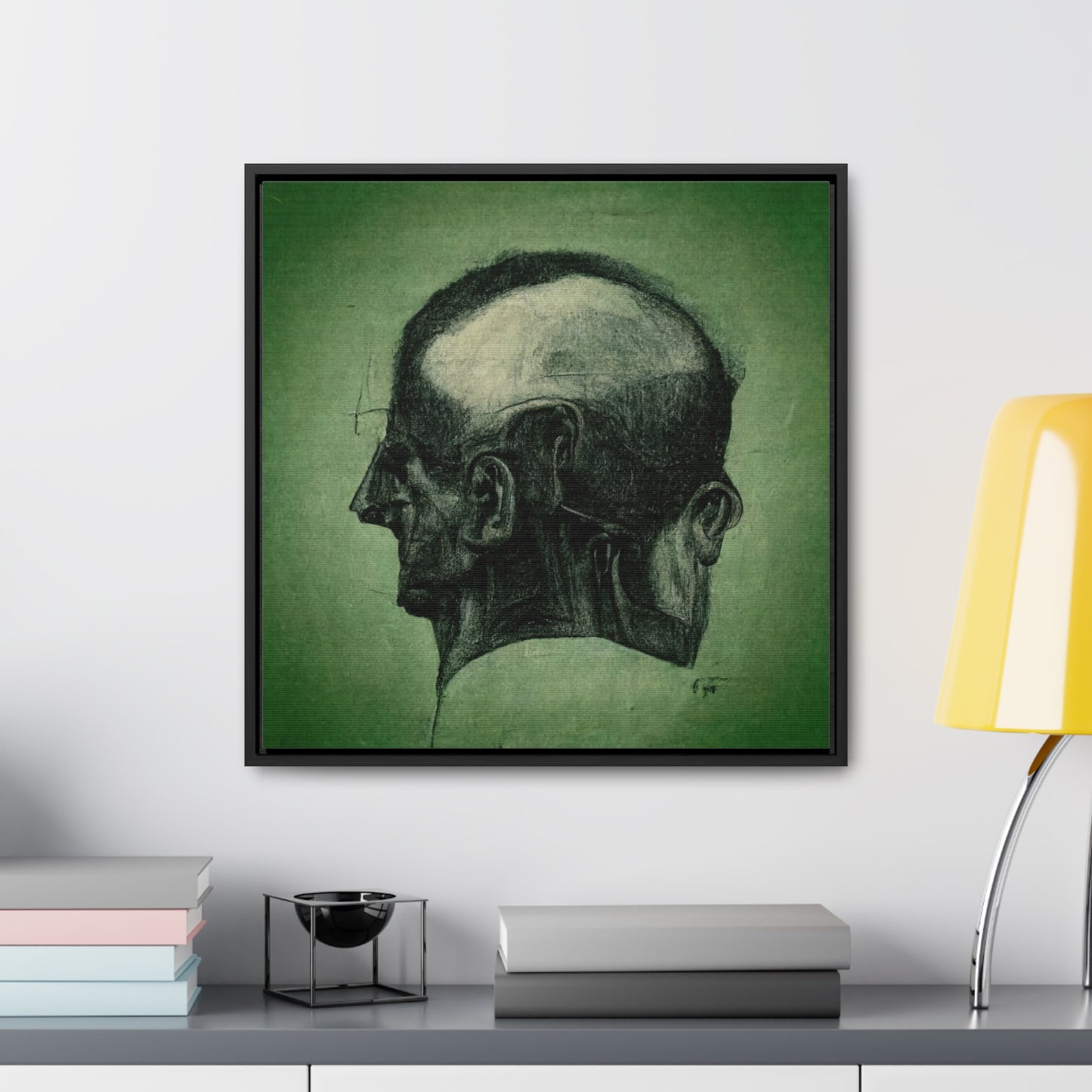 Heads 16, Valentinii, Gallery Canvas Wraps, Square Frame