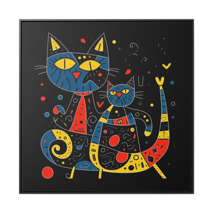 Cat 153, Gallery Canvas Wraps, Square Frame