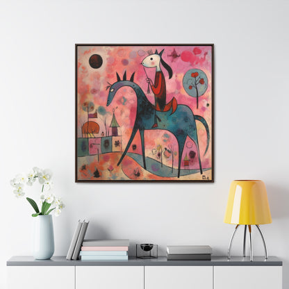 The Dreams of the Child 16, Gallery Canvas Wraps, Square Frame